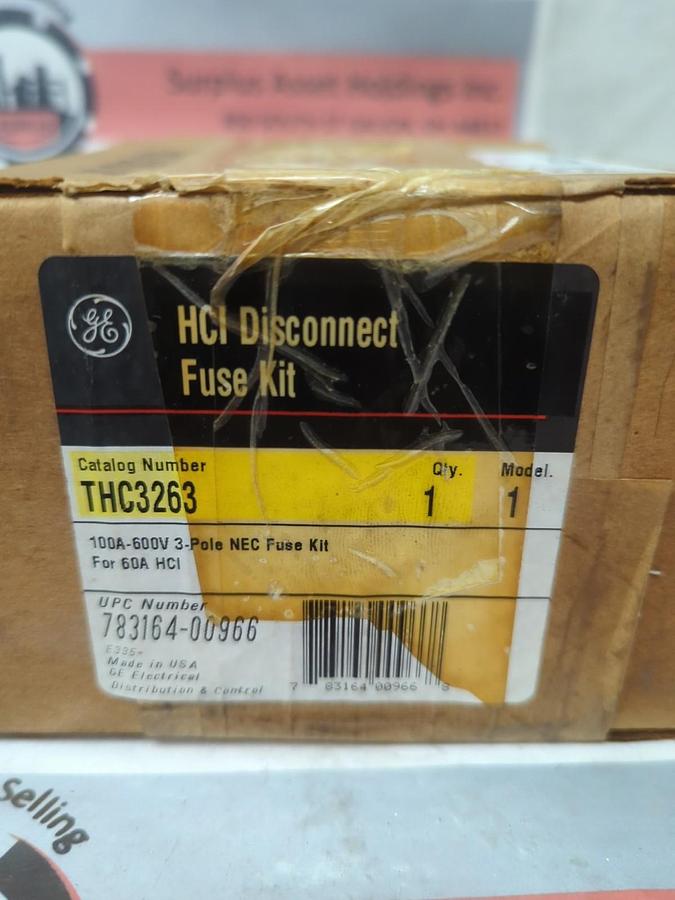 GE,THC3263,HCI DISCONNECT FUSE KIT 100A-600V 3-POLE NEC NOS