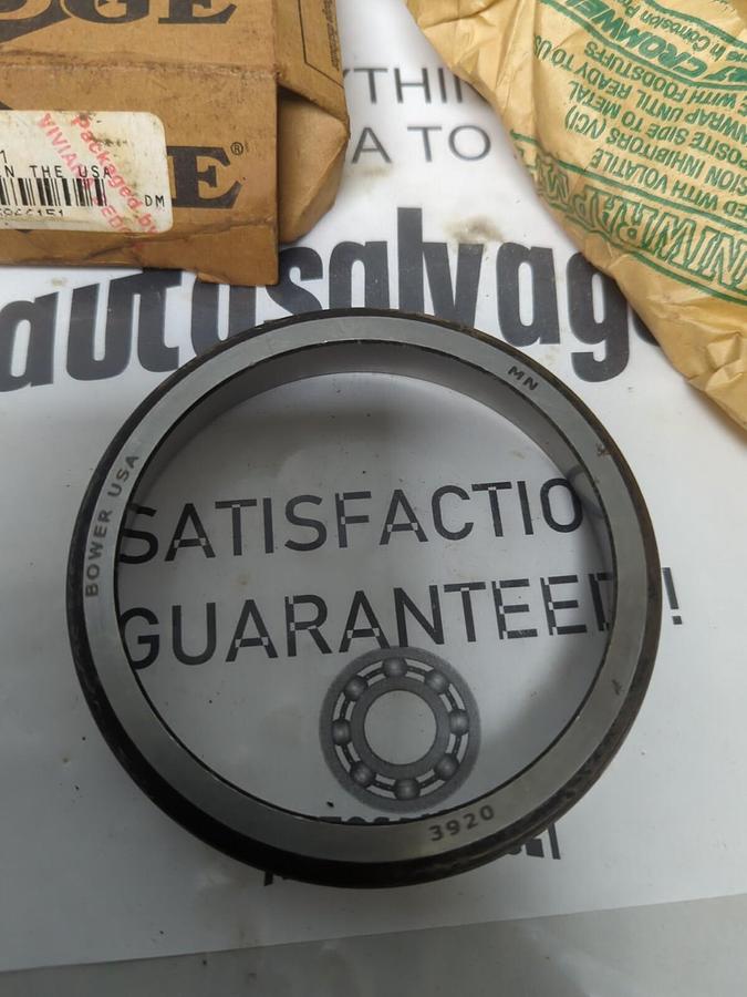 TIMKEN/BOWER,3920,ROLLER BEARING CUP NOS