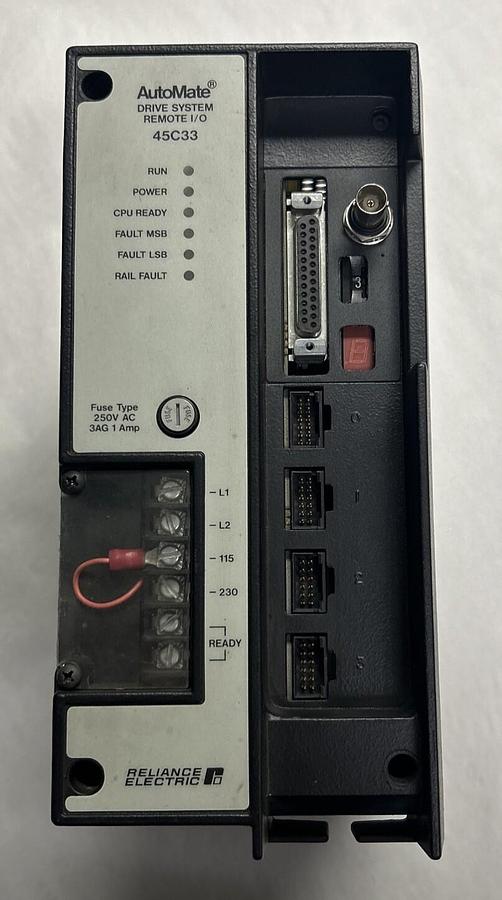 Used RELIANCE,45C33,DRIVE SYSTEM REMOTE I/O