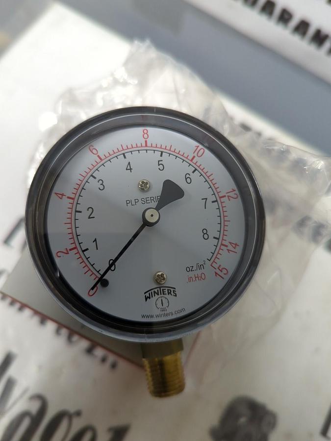 WINTERS,PLP300,2.5 INCH 1/4 INCH NPT PSI GAUGE NEW