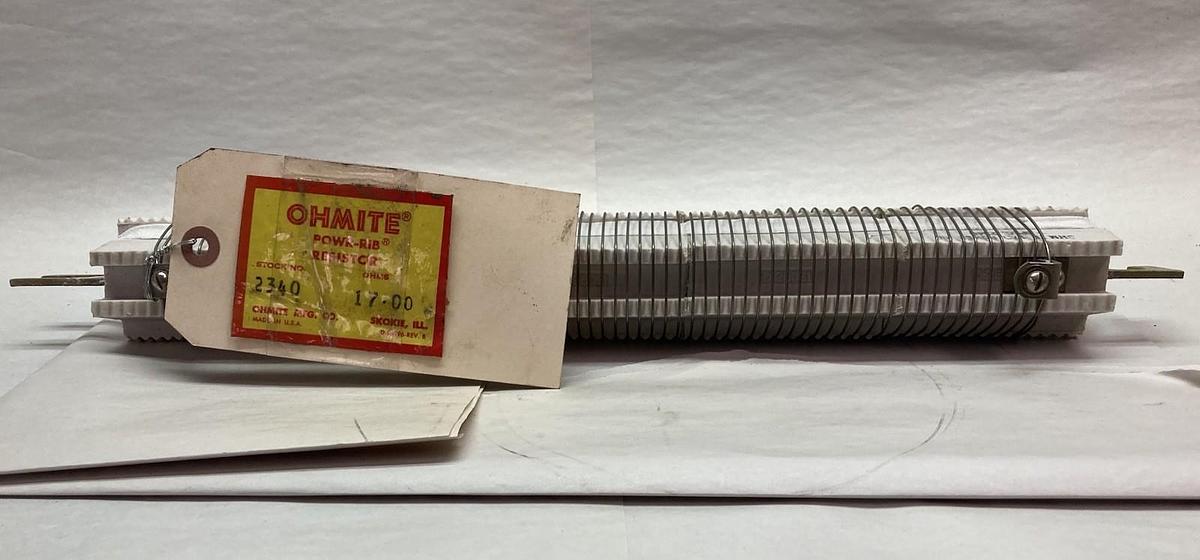 Used Ohmite,2340,Power Rib High Current 17 OHMS