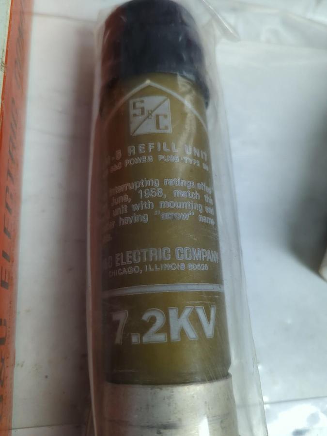 S&C,131300R4,SM-5 REFILL UNIT 200E AMP KV NOM 7.2 KV MAX 8.3 NOS