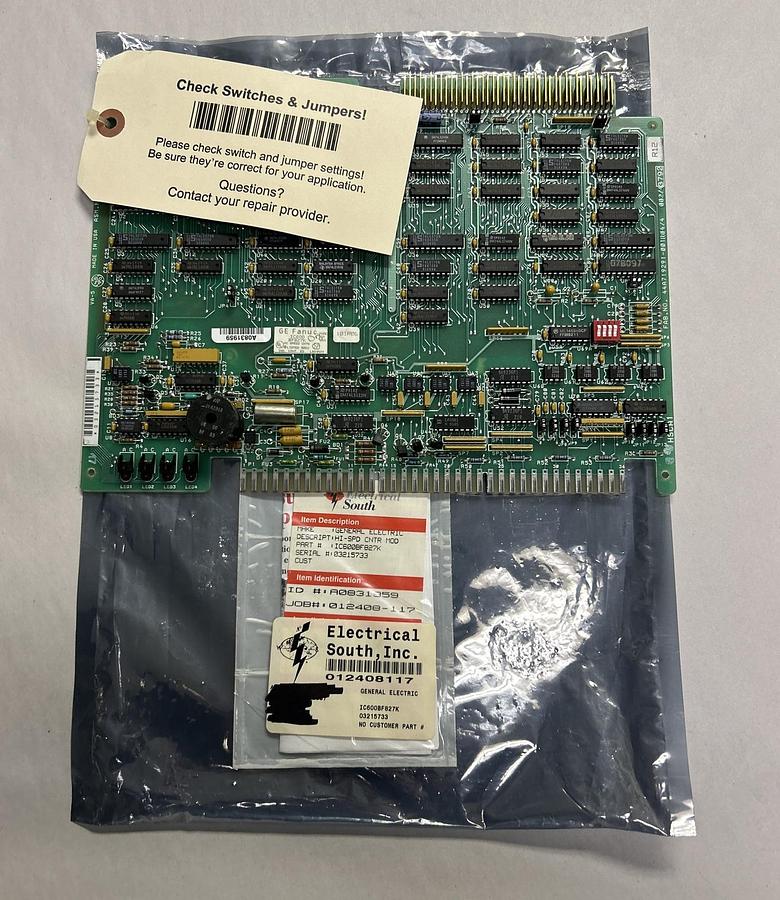 Used GE FANUC,IC600BF827K,HIGH SPEED COUNTER MODULE PC BOARD REFURBISHED