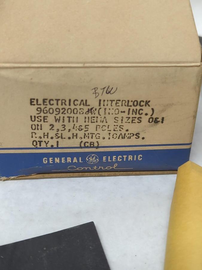 GENERAL ELECTRIC,96092003,ELECTRICAL INTERLOCK NOS