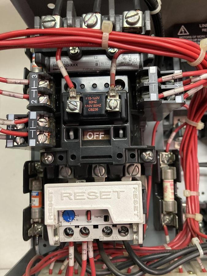 Used Allen-Bradley,2100 2112,Size 1 MCC 12 Inch Starter Bucket