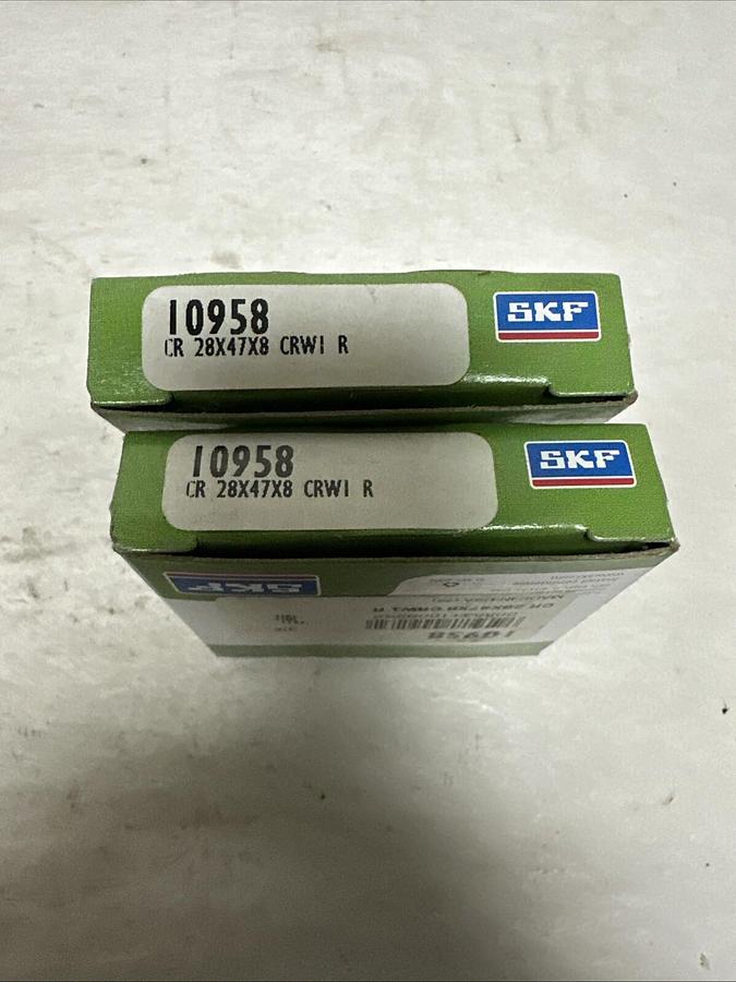 Used SKF,10958,Oil Seal LOT of 2