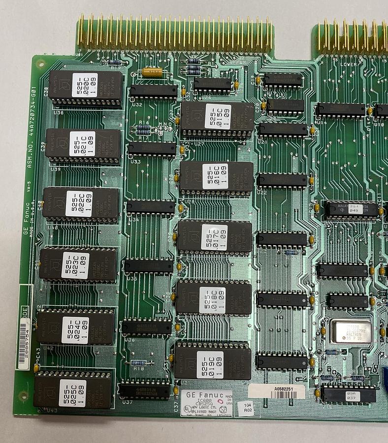 Used GE FANUC,IC600CB525Q,CONTROL BOARD MODULE REFURBISHED