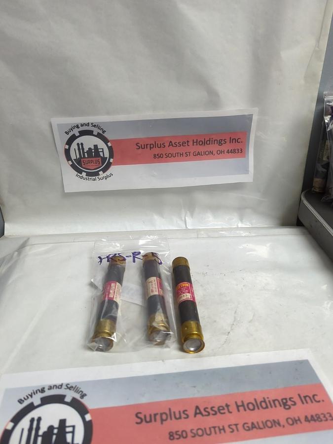 Used COOPER BUSSMANN,FRS-R-5,FUSETRON FUSE 5 AMP LOT OF 3 PRE-OWNED