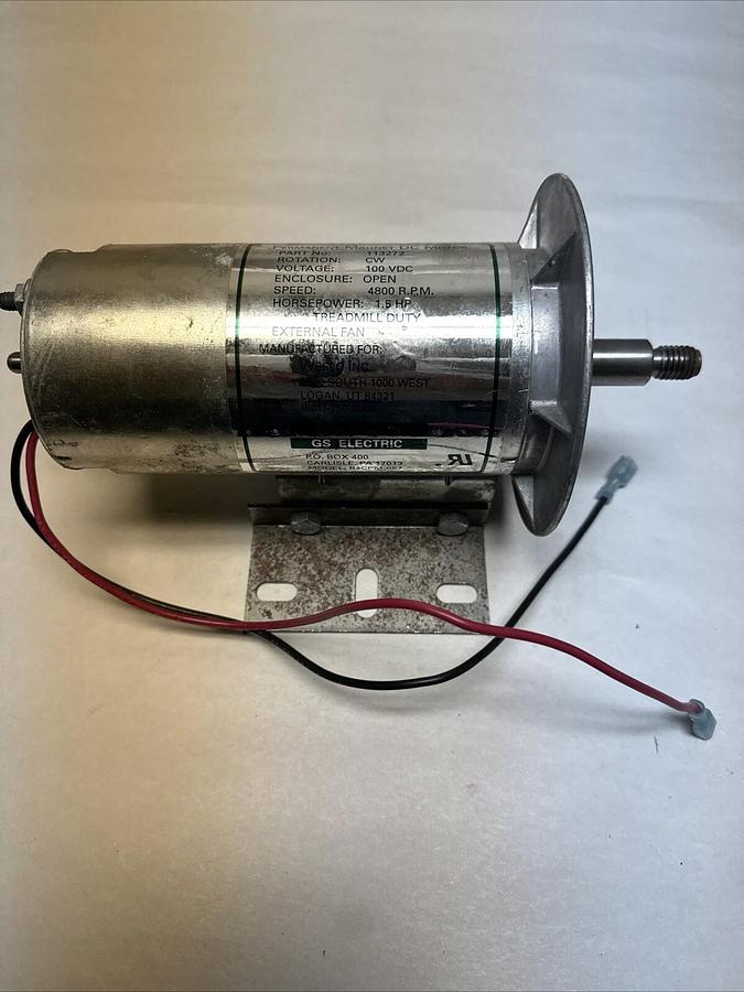 Used Weslo,113272,DC Treadmill Motor 4800RPM 1.5HP 100VDC (G073)