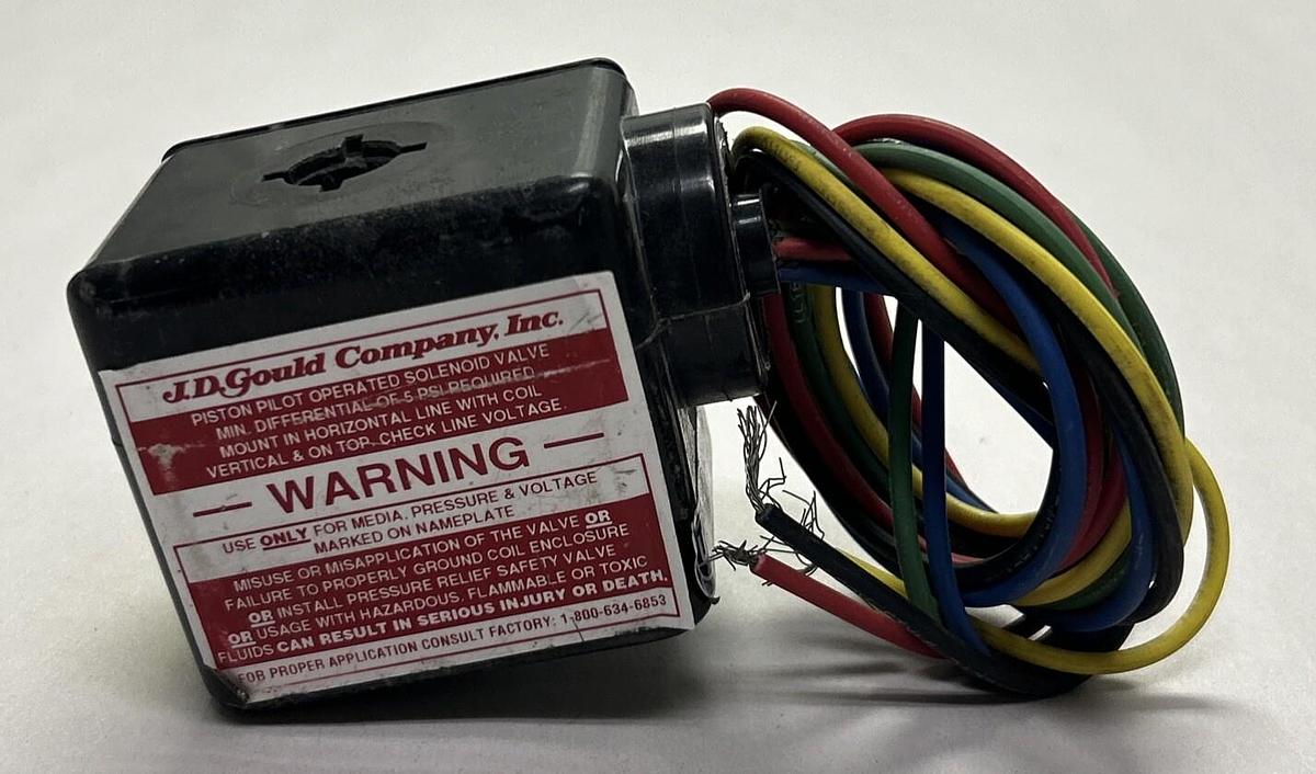 JD GOULD,96012,DUAL VOLTAGE COIL 120/240VAC NOS
