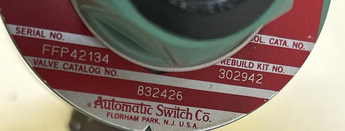 ASCO,832426,SOLENOID VALVE 1/4IN NOS