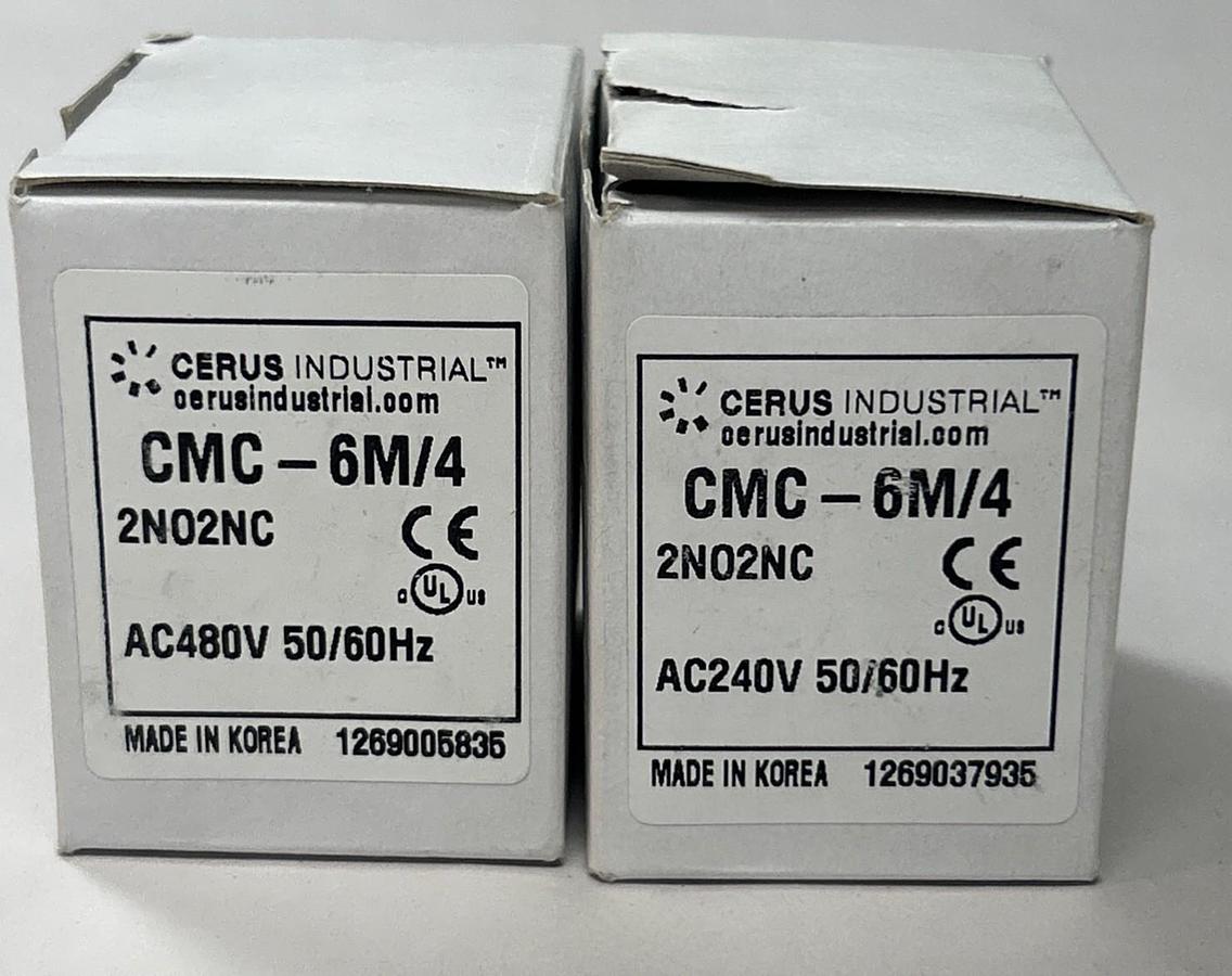 CERUS,CMC-6M/4,CONTACTOR 240V LOT OF 2 NOS