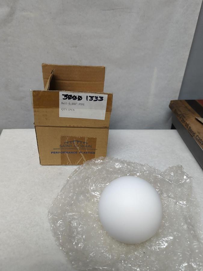 SAINT-GOBAIN,CHEMWARE 3.250 INCH PTFE BALL NOS