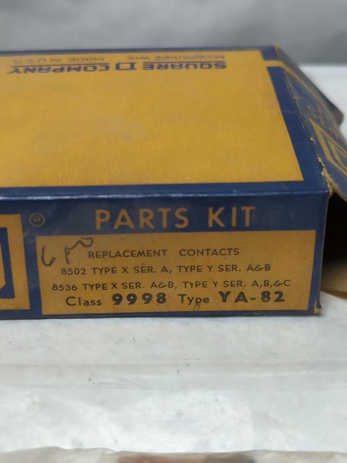 SQUARE D,9998 YA-82,REPLACEMENT CONTACTS NOS