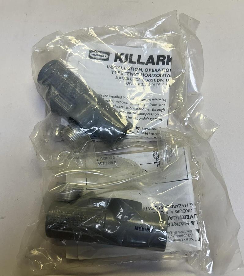 HUBBELL KILLARK,0054501,FITTING LOT OF 2 NEW