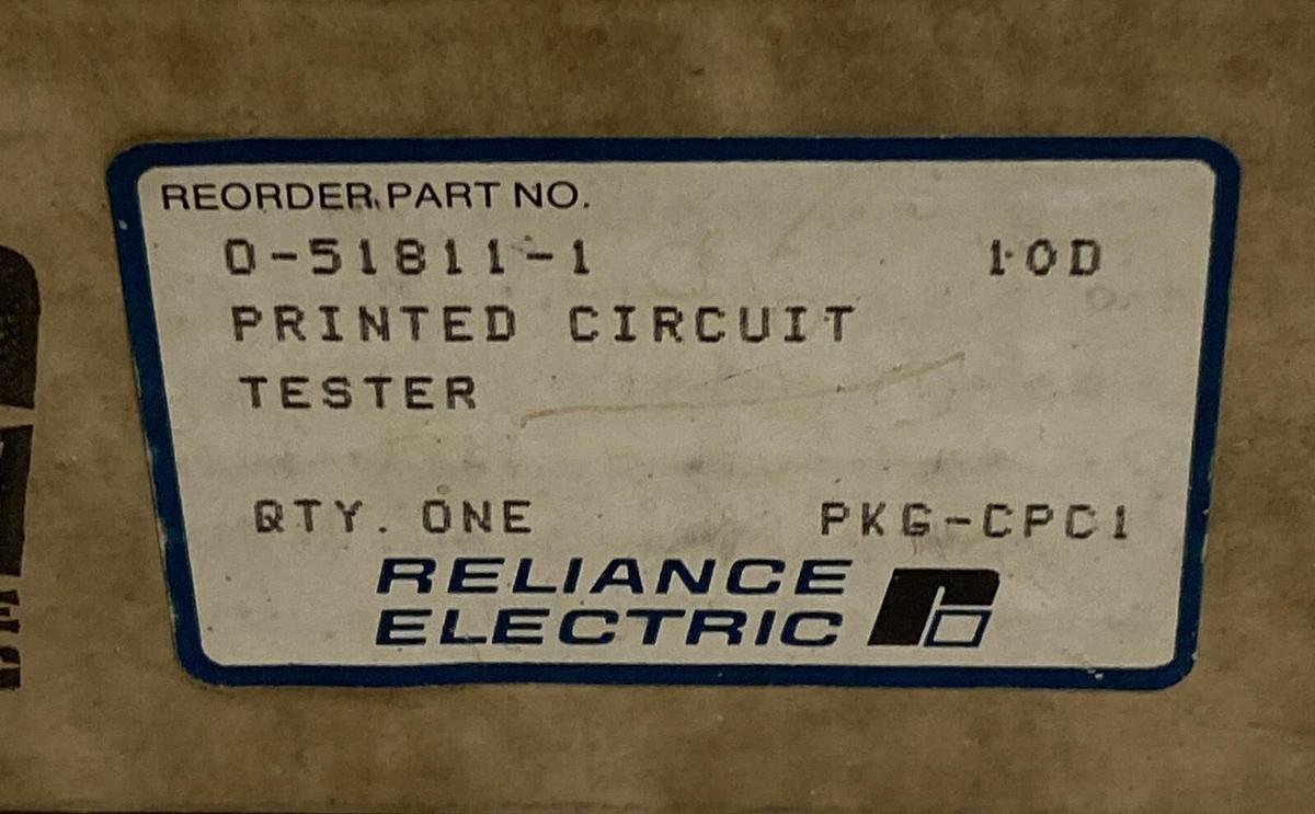 Reliance,0-51811-1,Tester Board NOS