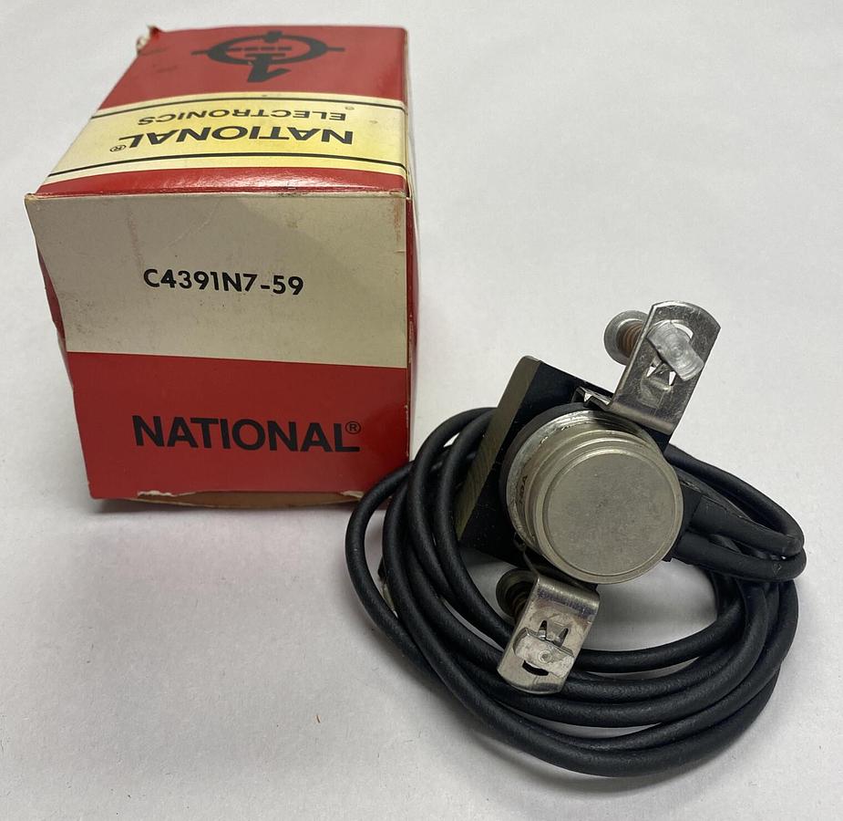 National Electronics,C4391N7-59 ,hermostatic Switch NOS