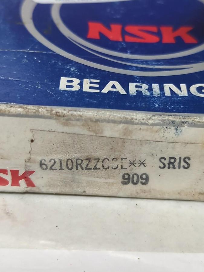 NSK,6210RZZC3E,DEEP GROOVE BALL BEARING 50MM BORE NOS