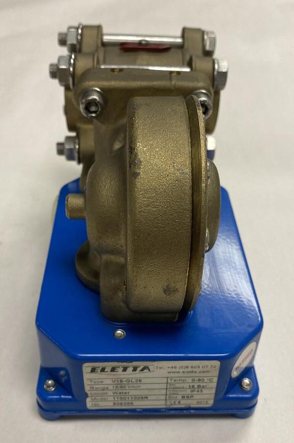 Eletta,V15-GL25,V Series Water Flow Monitor Range 12-60 L/min I INCH