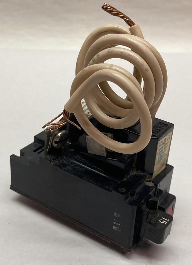 Used ITE,P115GF,1-Pole Pushmatic GFCI Circuit Breaker 15A 120V Class A