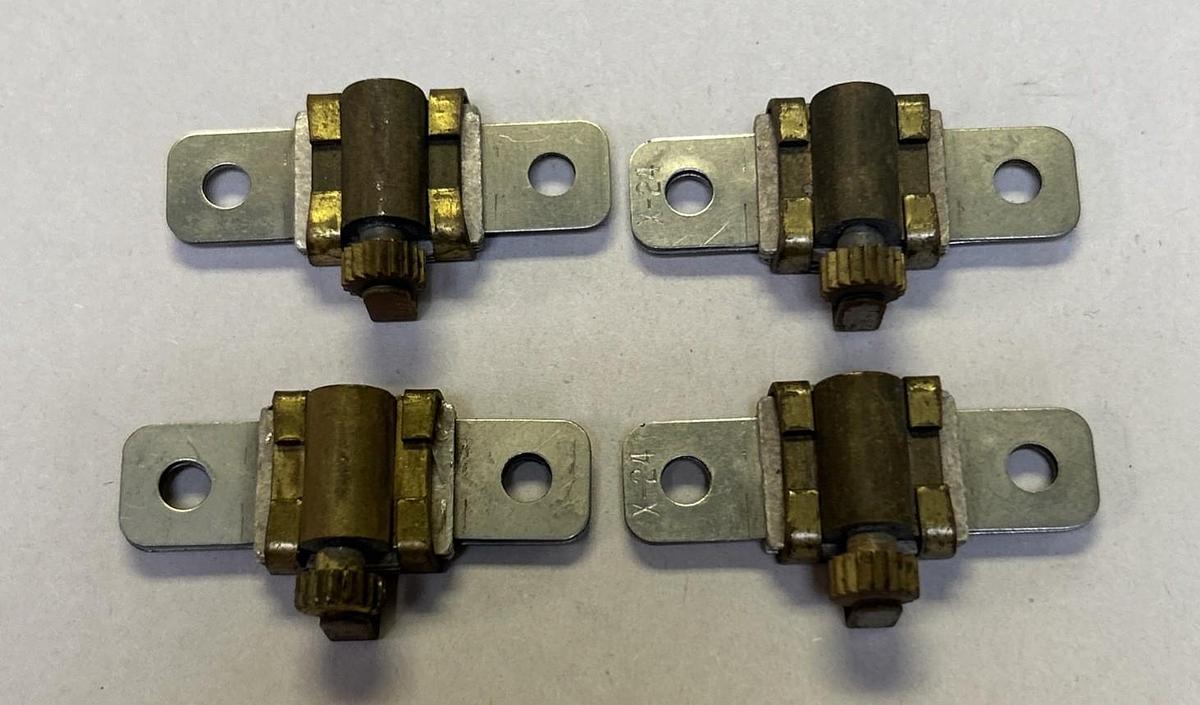 Used SQUARE D,B15.5,THERMAL OVERLOAD HEATER ELEMENT LOT OF 4
