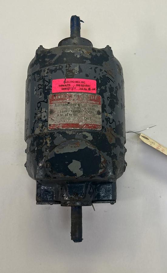 Used GENERAL ELECTRIC,5BC46AB1581A,TACHOMETER GENERATOR 1000RPM
