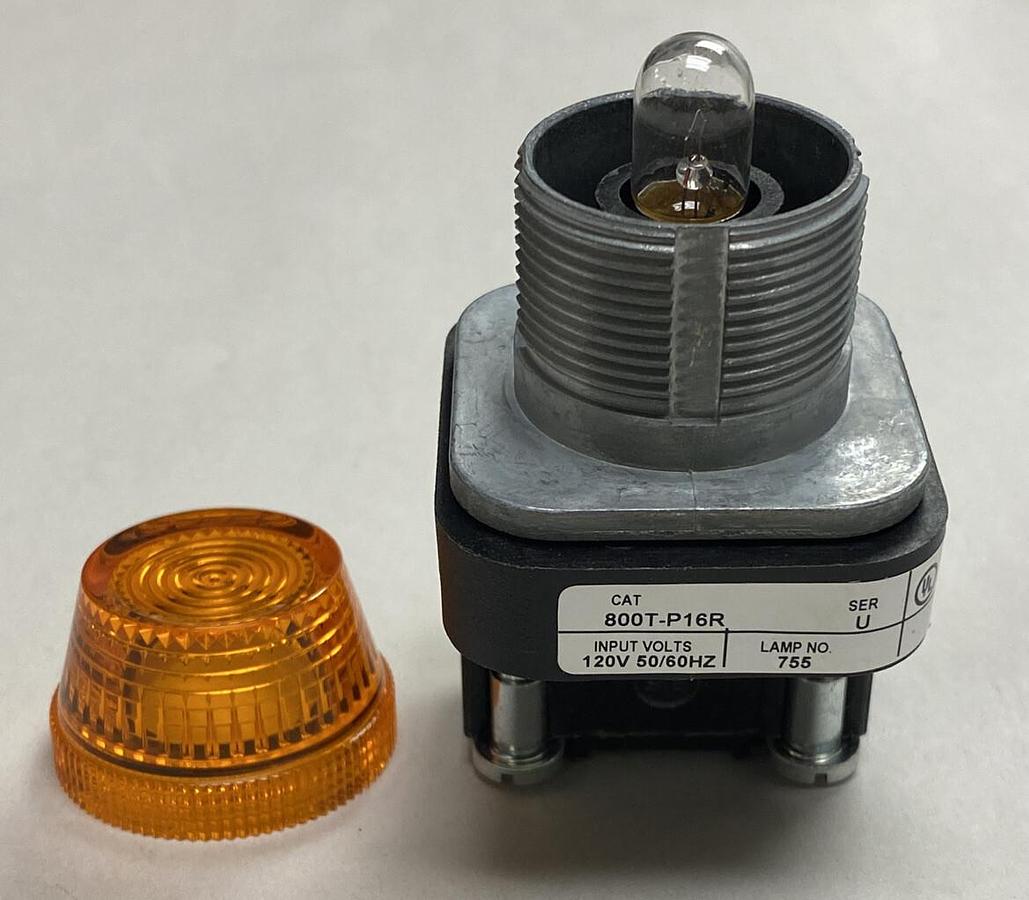 Allen-Bradley,800T-P16R,Series U Pilot Light New