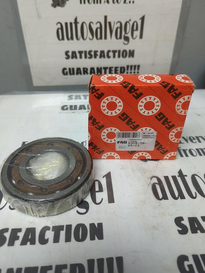 FAG,6308-TB-P6-C3,DEEP GROOVE BALL BEARING 40MM BORE NOS