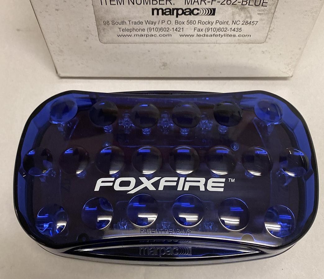 FOXFIRE MARCPAC,MAR-F-262-BLUE MAR-F-262 ,PORTABLE SIGNAL LIGHT NEW