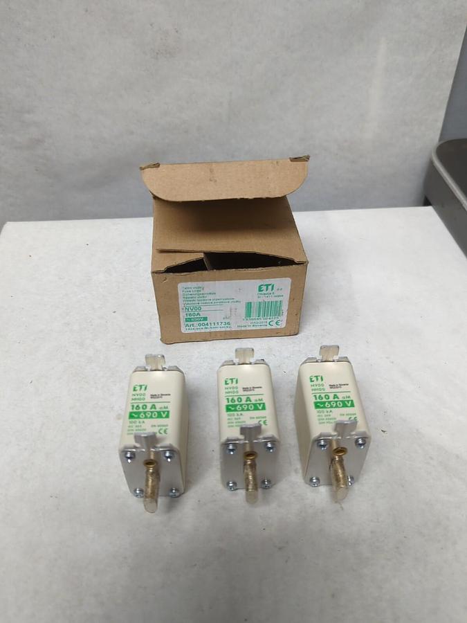 ALTECH,160NH00AM-6,FUSES 160 AMP  BOX OF 3 NEW