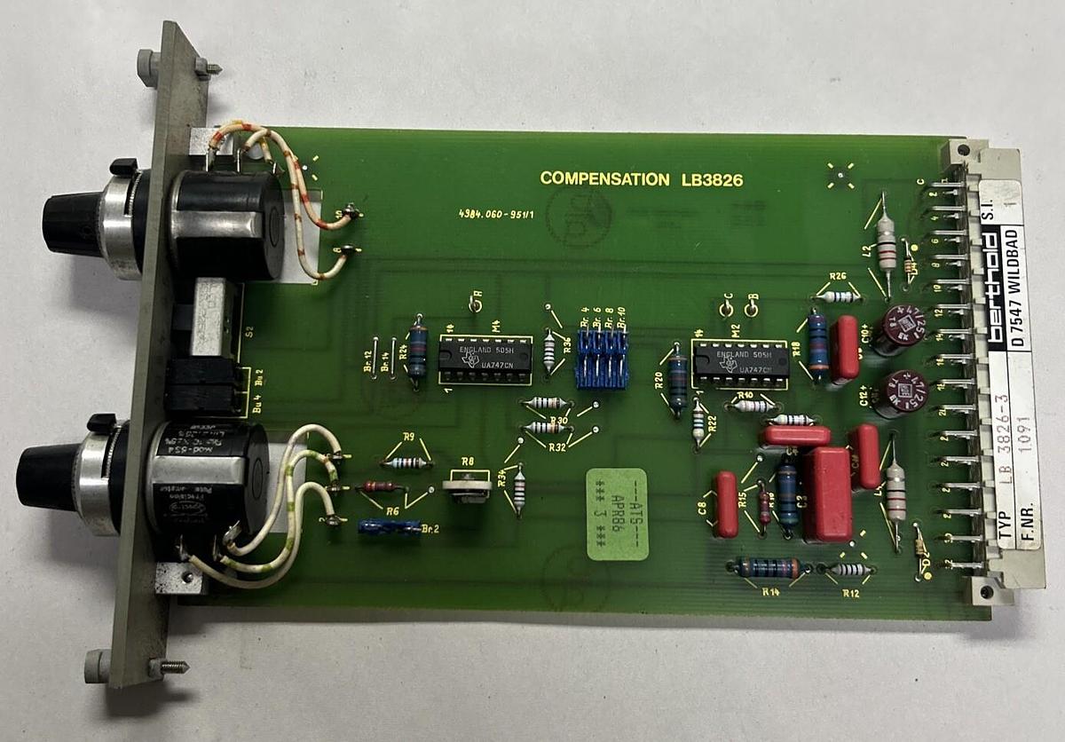 Used BERTHOLD,LB3826-3,COMPENSATION BOARD