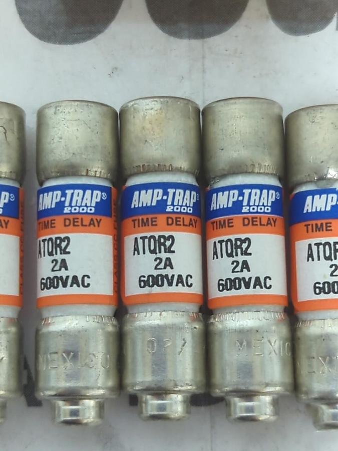 FERRAZ SHAWMUT,ATQR2,AMP TRAP 2 AMP FUSES LOT OF 7 NEW