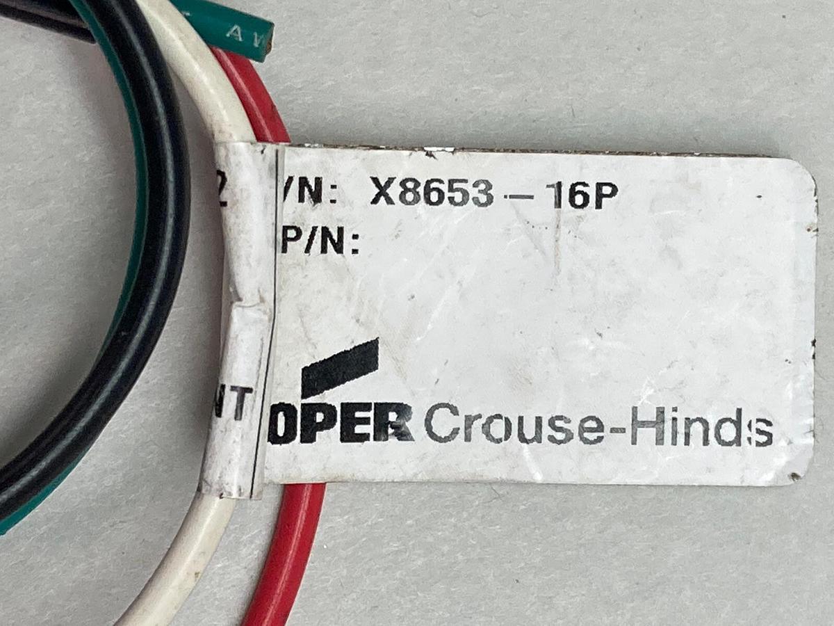 Cooper Crouse-Hinds,X8653-16P,Change Out Receptacle