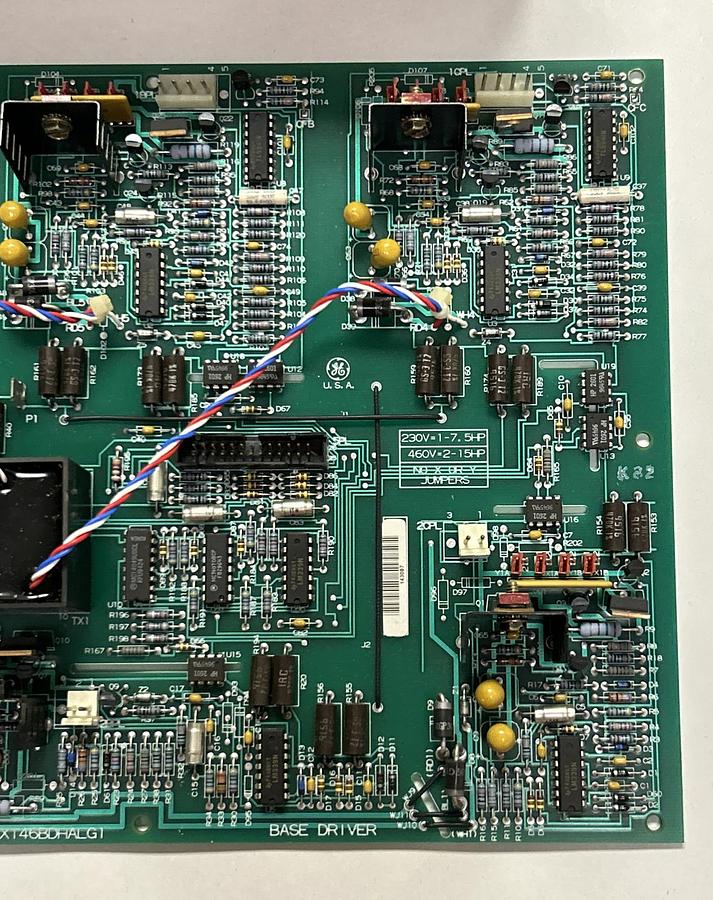 Used GENERAL ELECTRIC,531X146BDHALG1,BASE DRIVER BOARD