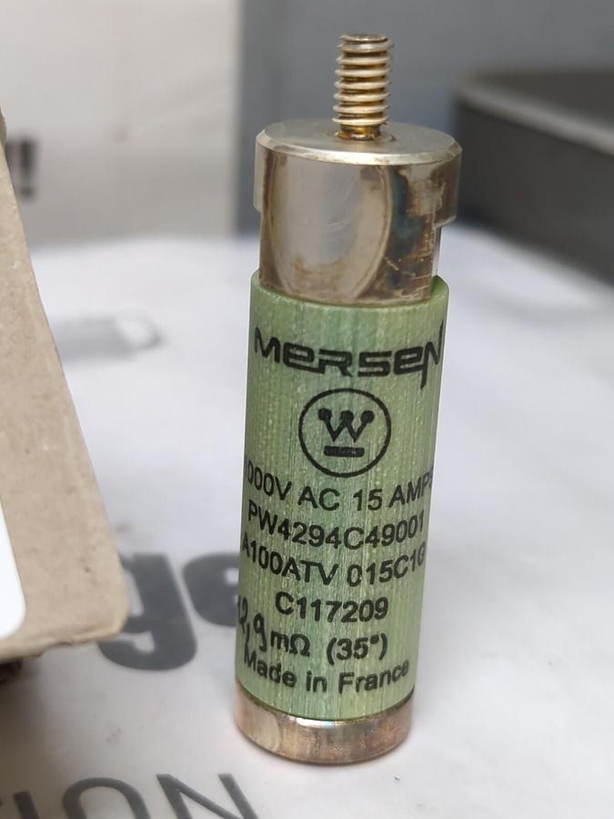 MERSEN,PW4294C49001,CAPACITOR FUSE ASSEMBLY 1000V AC 15 AMPS