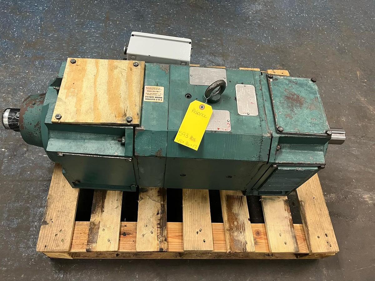 Used RELIANCE,LC2512ATZ,DC MOTOR 40HP 1750/2975RPM 500VDC