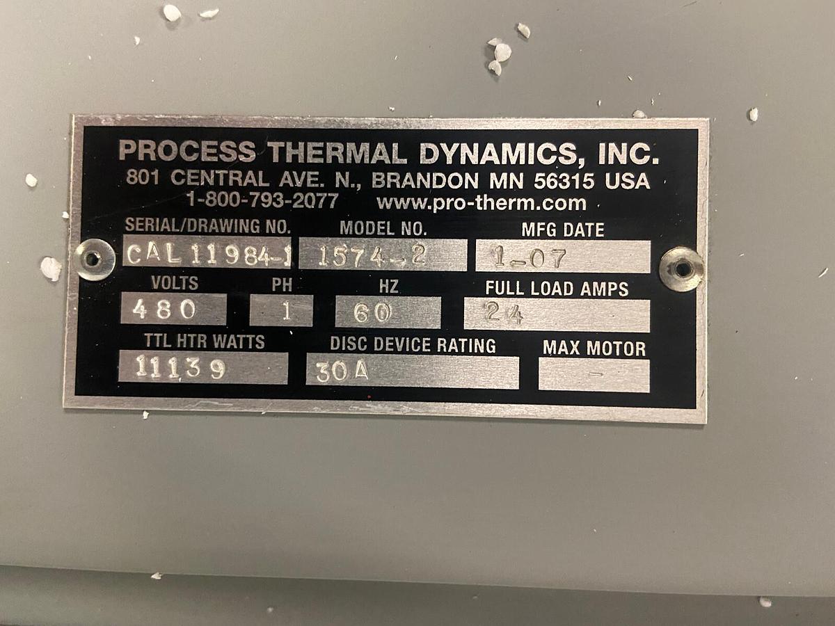 Process Thermal Dynamics,1574-2,Infrared Heater Control 480V 73A with 3 Heaters