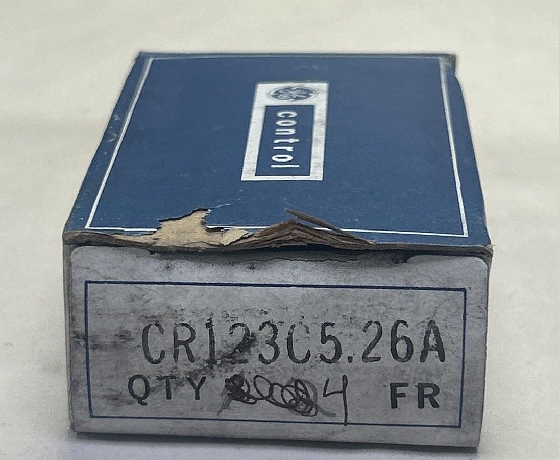 GENERAL ELECTRIC,CR123C5.26A,THERMAL OVERLOAD HEATER ELEMENT LOT OF 4 NOS
