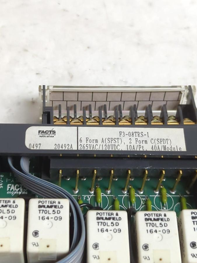 FACTS,F3-08TRS-1,265VAC/120VAC 10A/PT 40A/MODULE NOS