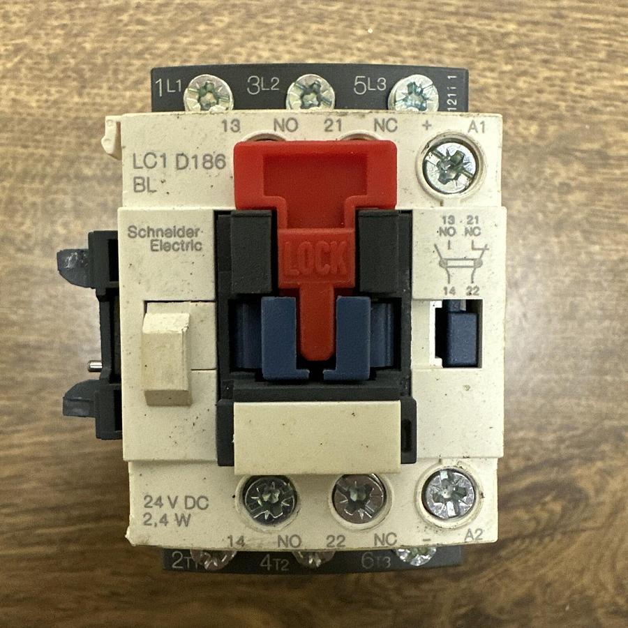 Used Schneider,LC1D186 BL,Contactor