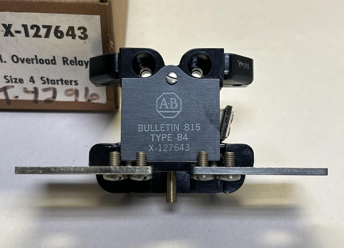 ALLEN BRADLEY,X-127643,RH OVERLOAD RELAY NOS