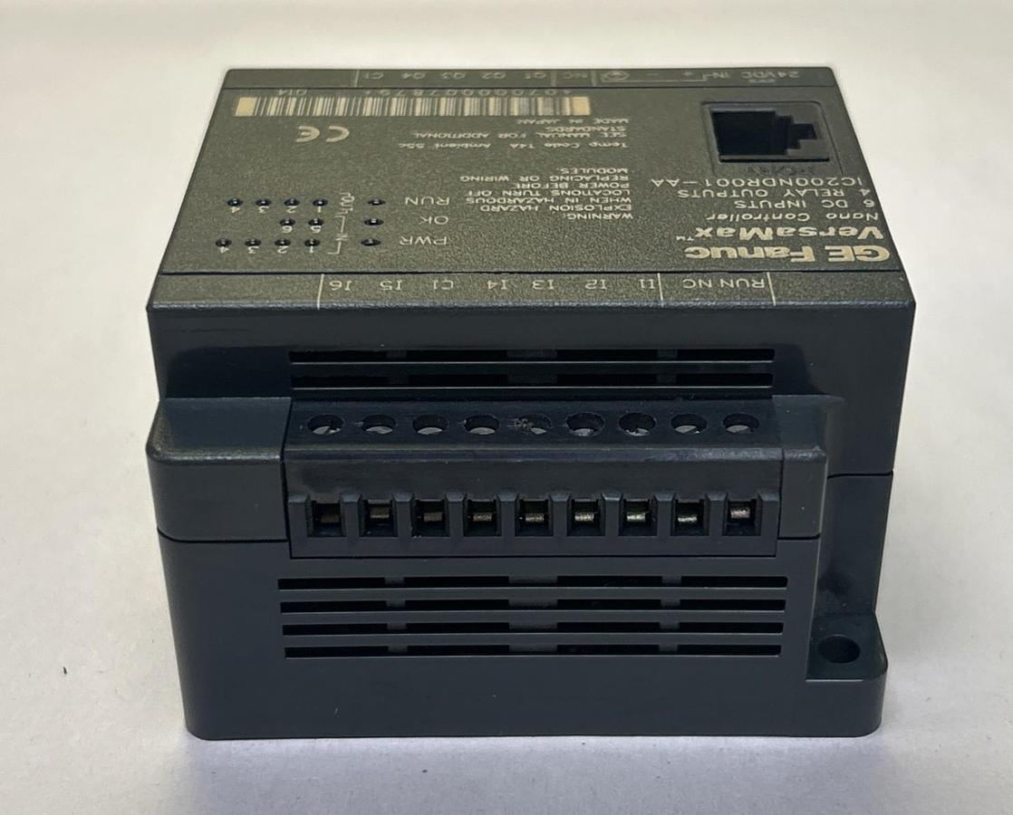 Used GE FANUC,IC200NDR001-AA,VERSAMAX NANO CONTROLLER