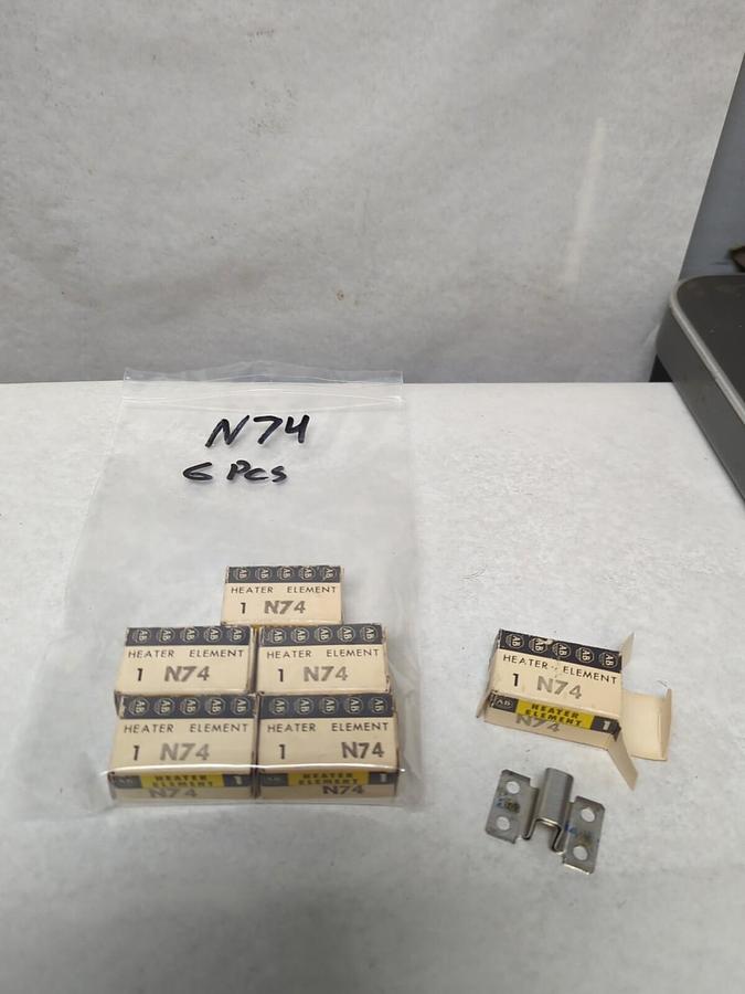 ALLEN BRADLEY,N74,THERMAL OVERLOAD HEATER ELEMENT LOT OF 6 NOS