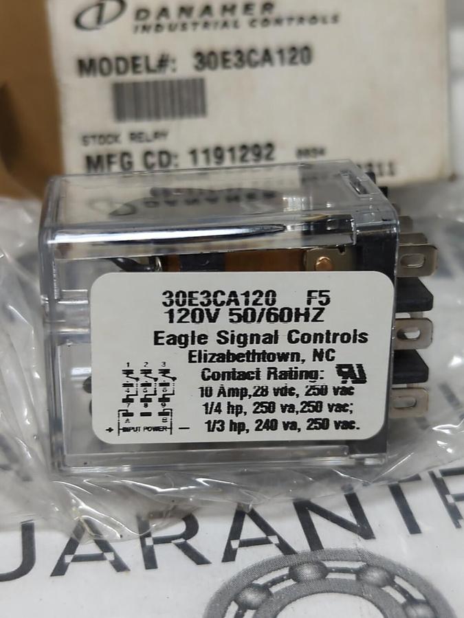 DONAHER,30E3CA120,RELAY 120V 50/60HZ