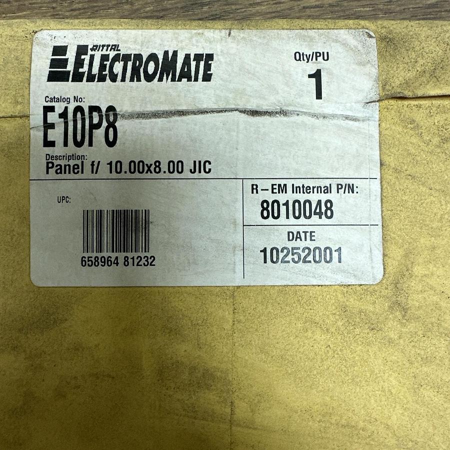 Used Electromate,E10P8,Panel cover 10x8 JIC