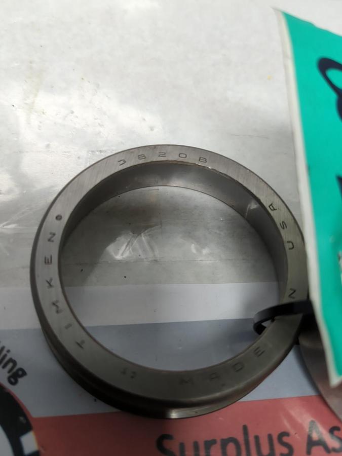 Used TIMKEN,3820B,ROLLER BEARING FLANGED CUP LOT FO 2 PRE-OWNED