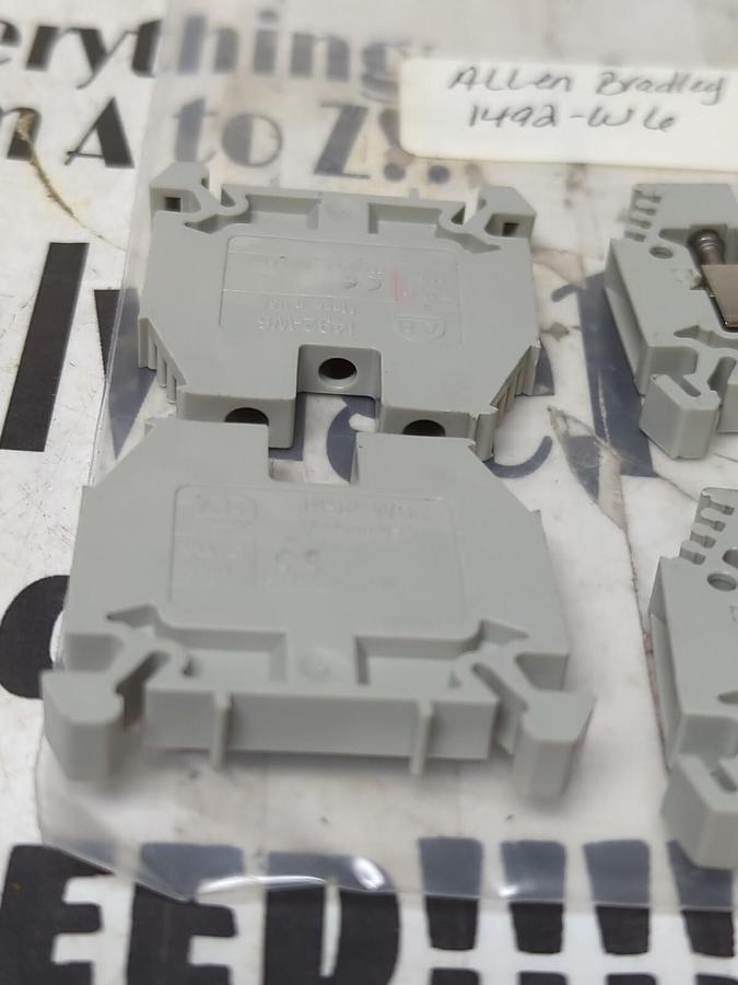 ALLEN BRADLEY,1492-W6,TERMINAL BLOCK LOT OF 6 NOS