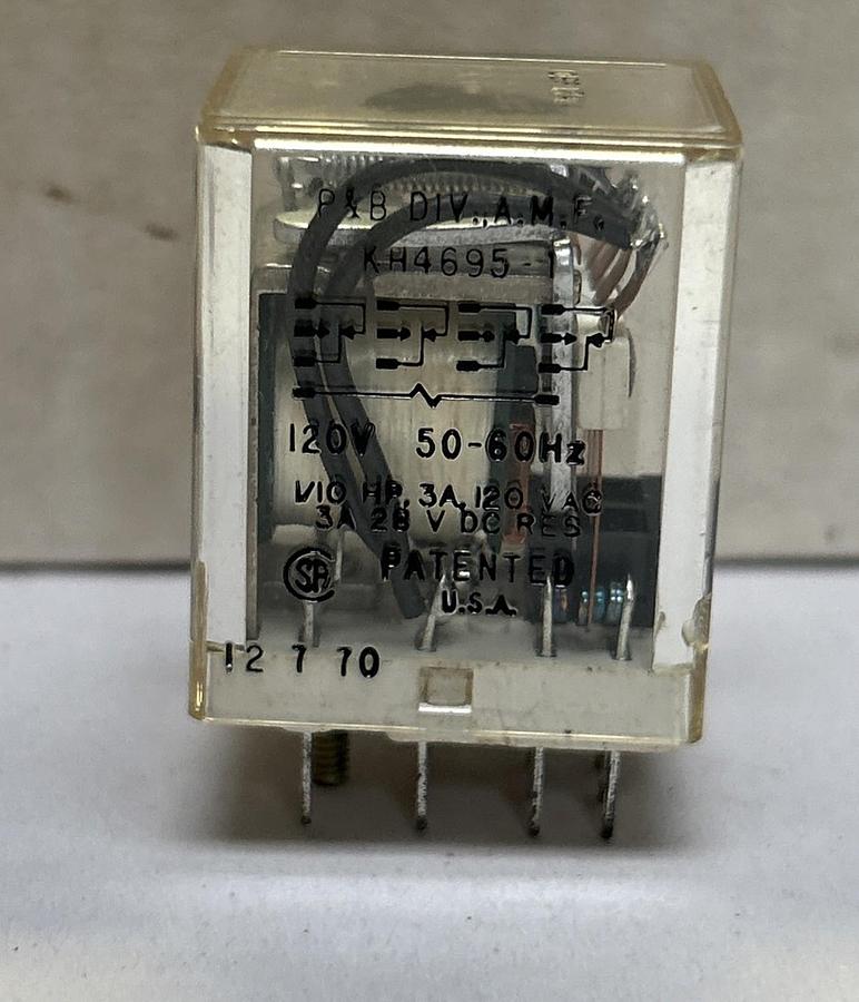 Used POTTER & BRUMFIELD,KH4695-1,RELAY LOT OF 36