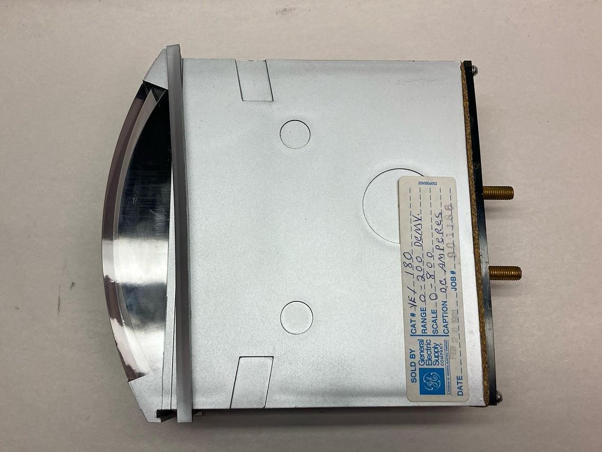 General Electric,YE/180,Vertical Panel Meter 0-800 DC Amps