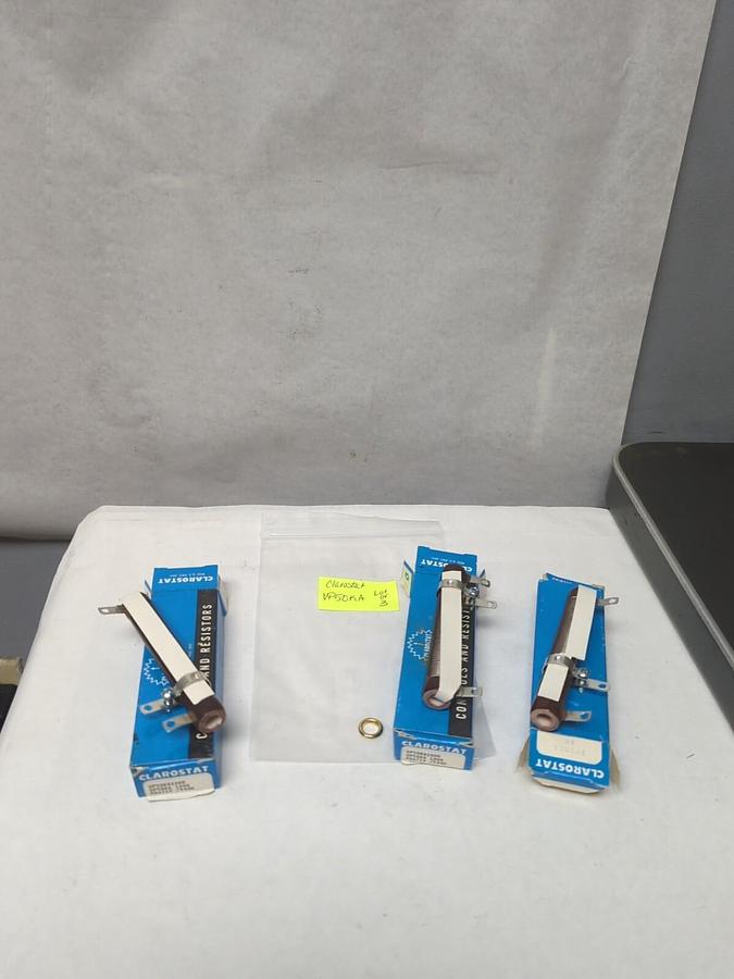 CLAROSTAT,VP50KA,RESISTOR 1000 OHMS LOT OF 3 NOS